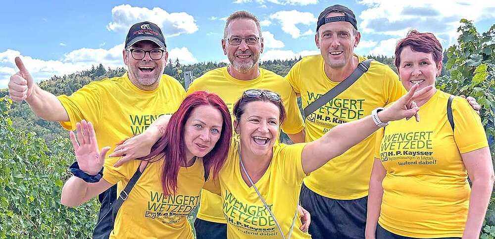 H.P. Kaysser-Team bei der Wengert Wetzede 2026