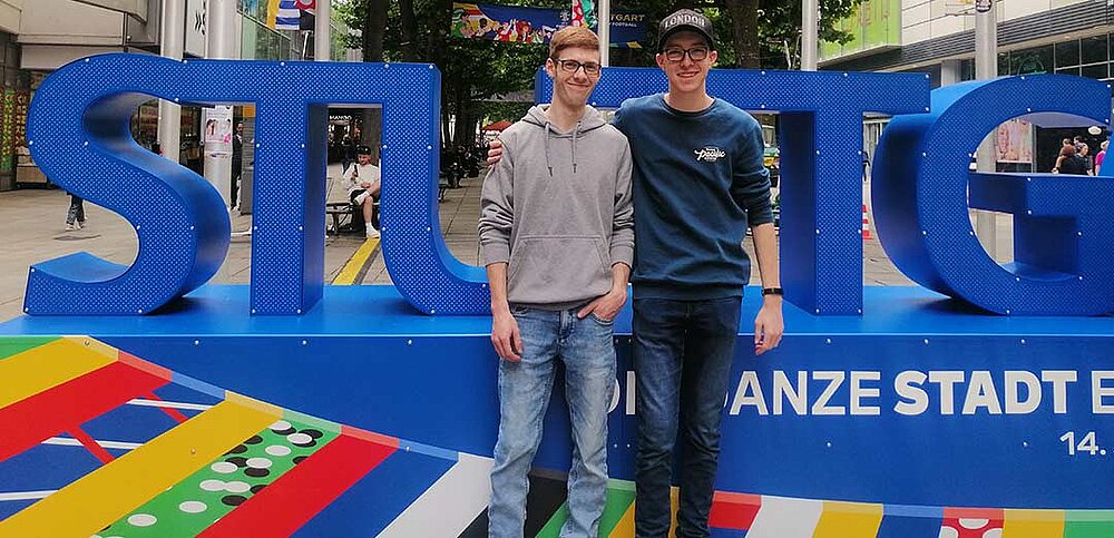 Stuttgart-EM-Schriftzug: Projekt unserer Auszubildenden