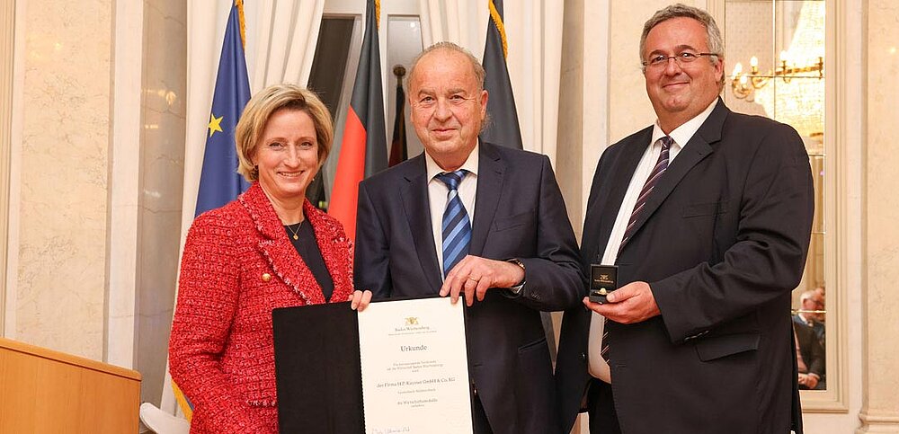 Auszeichnung mit Wirtschaftsmedaille des Landes Baden-Württemberg