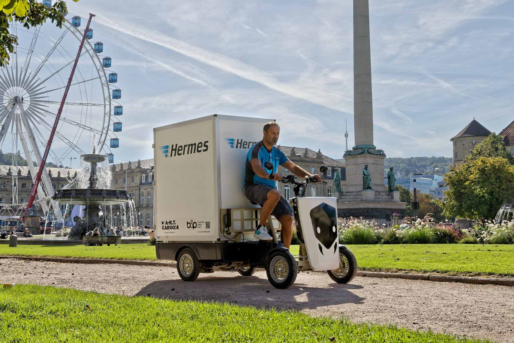Lasten-E-Bike für Hermes