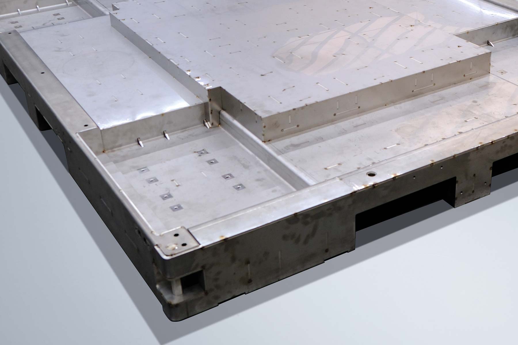 Detailausschnitt lasergeschweißtes Bauteil