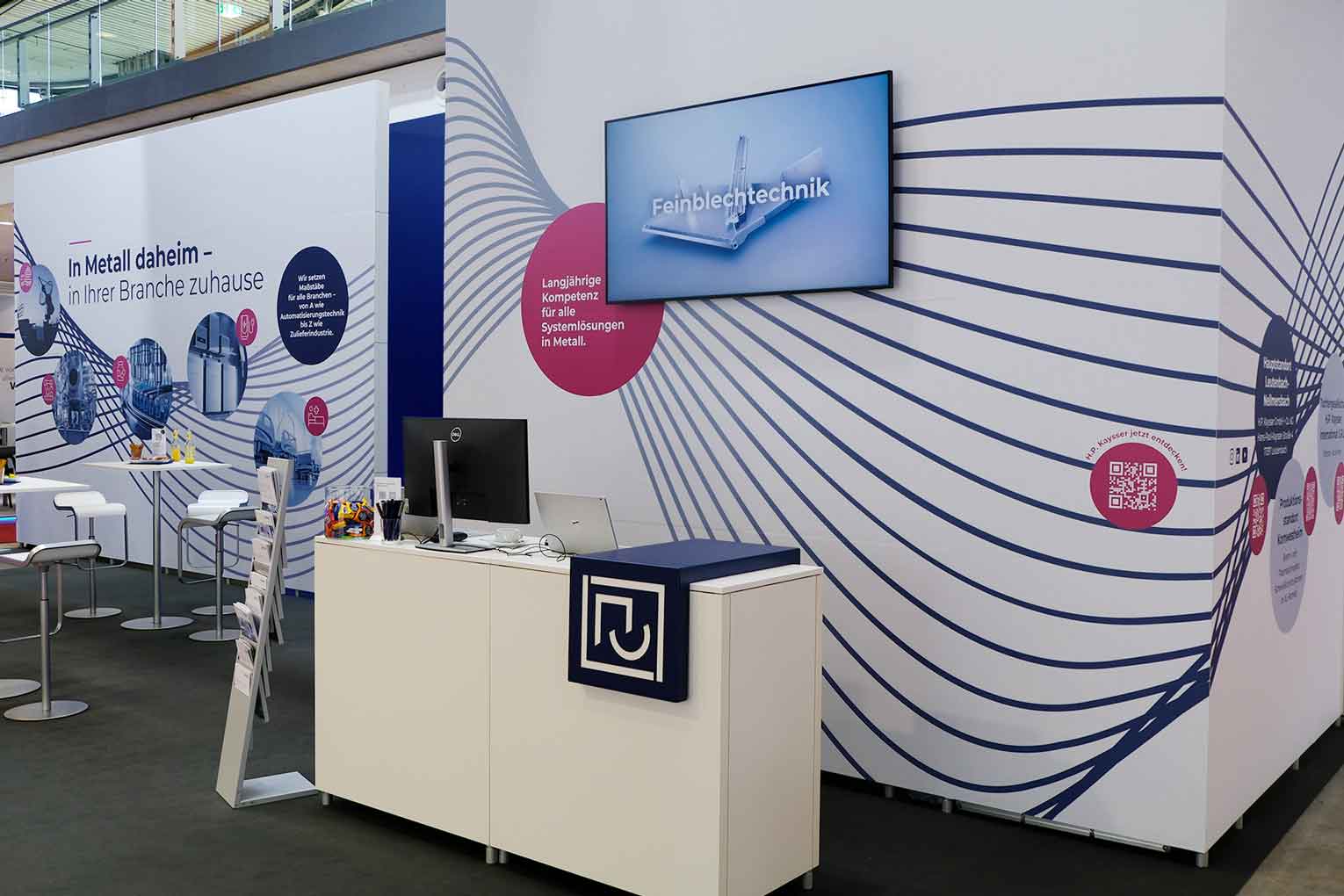 H.P. Kaysser Messestand 2025 Blechexpo