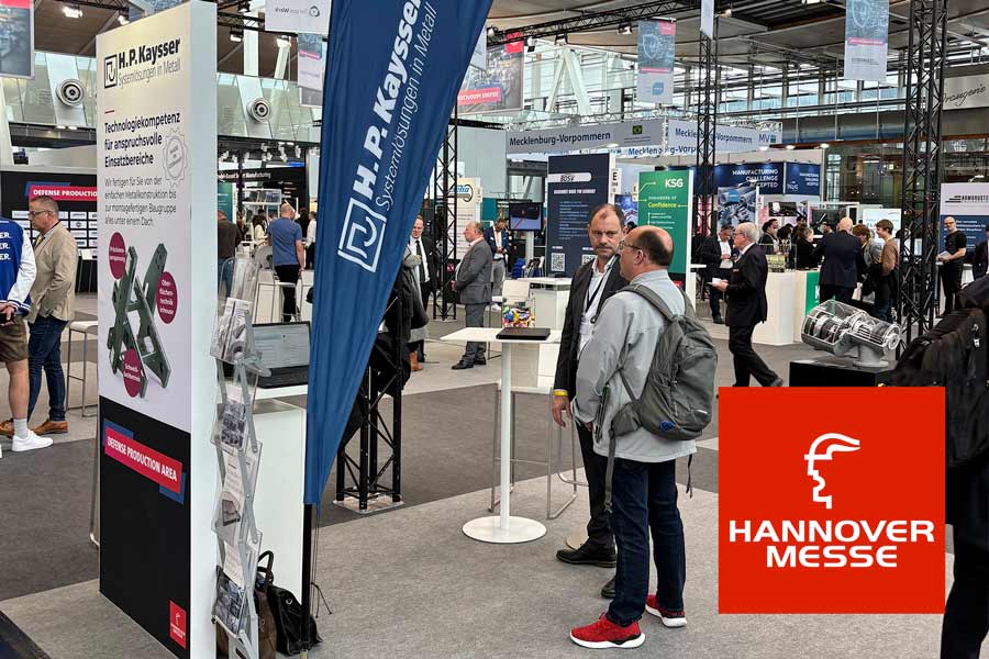 H.P. Kaysser Messestand in Hannover 2026