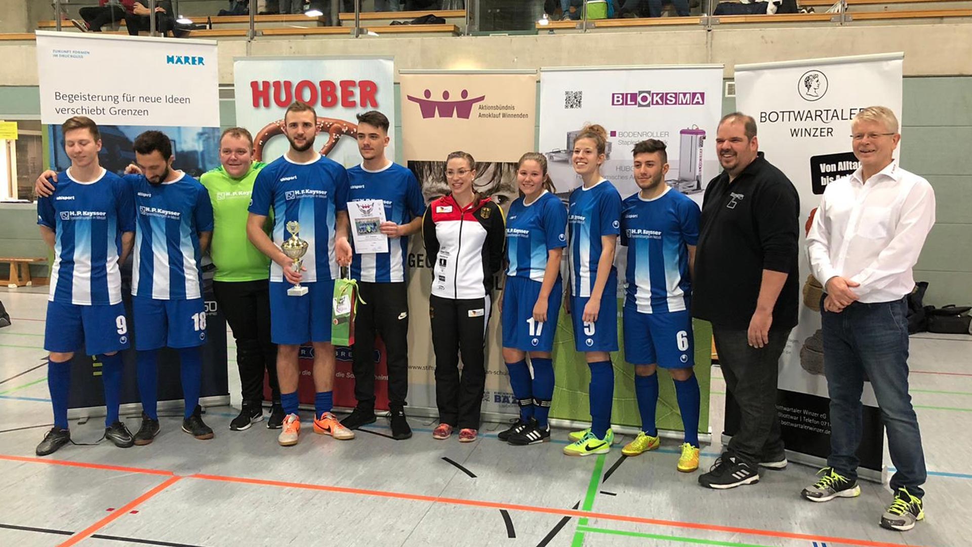 Fußballteam Benefizturnier